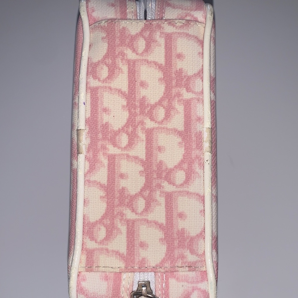 Christian Dior Trotter Pink and White Cosmetic Pouchette - Picture 6 of 6